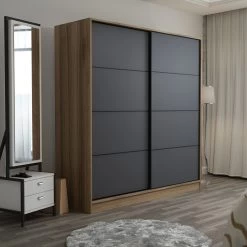 Woody Fashion 180x210x52cm Melamine Kledingkast -Collectie Slaapkamermeubels 506MNR2534 20 203 d463