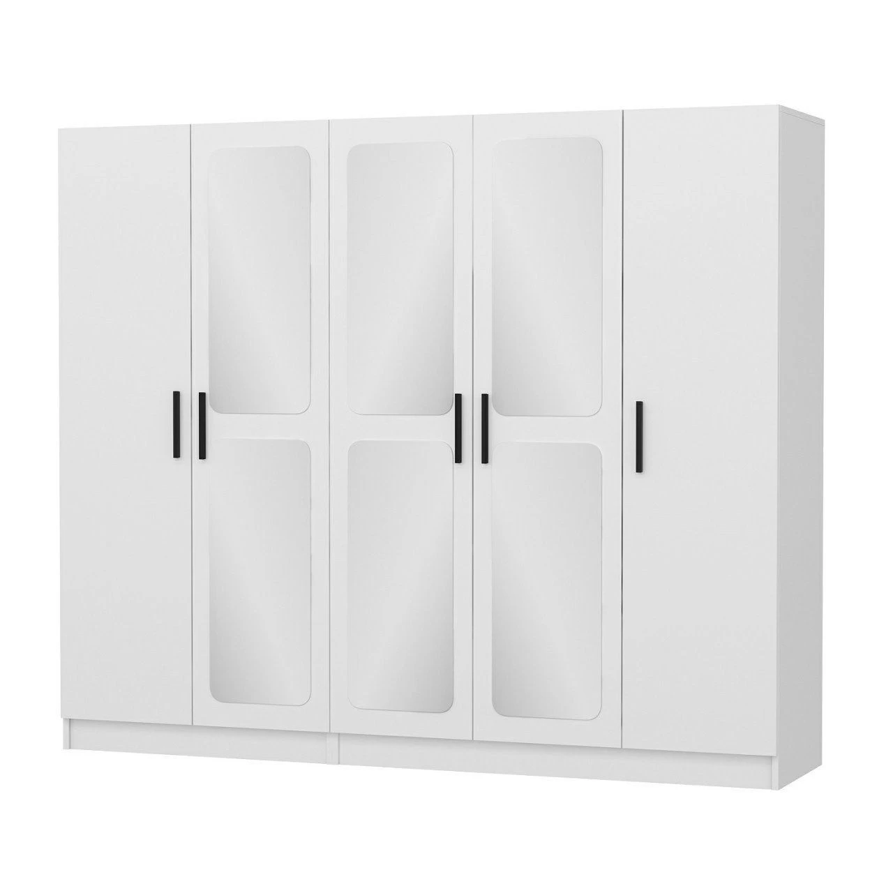 Woody Kledingkast - Wit | 100% Melamine Gecoat - 18mm 5 Woody Kledingkast - Wit | 100% Melamine Gecoat - 18mm - Afbeelding 3