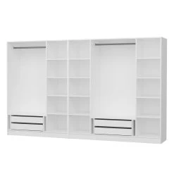 Stijlvolle Woody Fashion Kledingkast | Meerdere Planken | Wit". 10 Stijlvolle Woody Fashion Kledingkast | Meerdere Planken | Wit". -Collectie Slaapkamermeubels 506MNR2617 20 206 03af