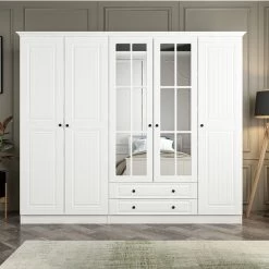 Woody Fashion Kledingkast | Wit | 100% Melamine | 18mm Dik