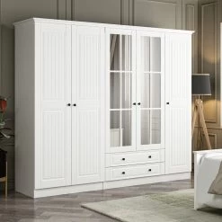 Woody Fashion Kledingkast | Wit | 100% Melamine | 18mm Dik -Collectie Slaapkamermeubels 506MNR2683 20 202 bb55