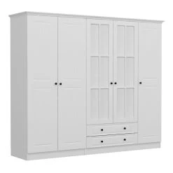 Woody Fashion Kledingkast | Wit | 100% Melamine | 18mm Dik -Collectie Slaapkamermeubels 506MNR2683 20 203 25d0