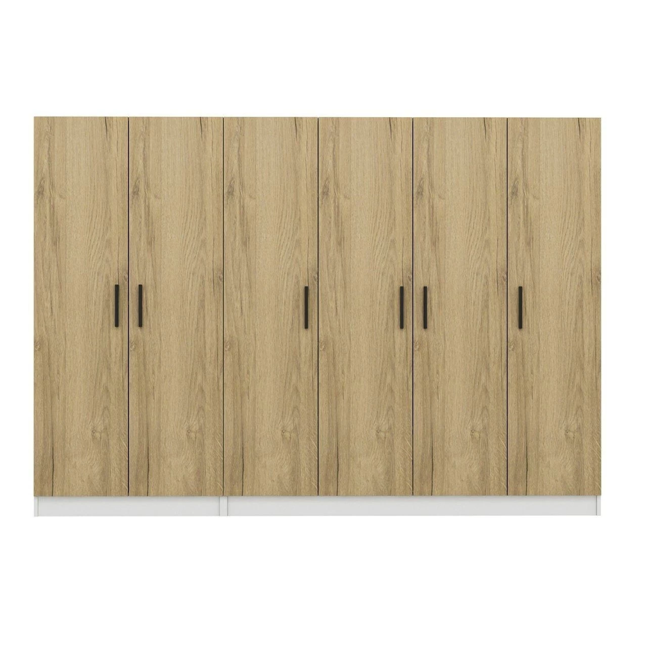 Woody Fashion Walnut Kledingkast - 100% Gemelamineerd 7 Woody Fashion Walnut Kledingkast - 100% Gemelamineerd - Afbeelding 5