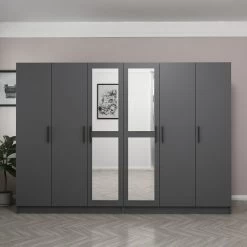 Houten Fashion Antraciet Kledingkast -Collectie Slaapkamermeubels 506MNR2712 20 202 f519