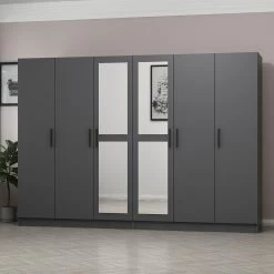 Houten Fashion Antraciet Kledingkast -Collectie Slaapkamermeubels 506MNR2712 20 203 945f