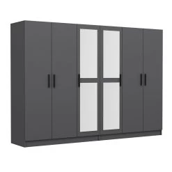 Houten Fashion Antraciet Kledingkast -Collectie Slaapkamermeubels 506MNR2712 20 207 6922