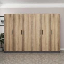 Woody Kledingkast | 100% Melamine Coating | 18mm Dik | 270x190x52cm | Dore". 17 Woody Kledingkast | 100% Melamine Coating | 18mm Dik | 270x190x52cm | Dore". -Collectie Slaapkamermeubels 506MNR2724 20 202 472f