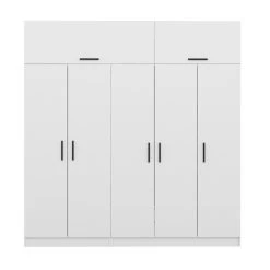 Woody Fashion 235x225x52cm Kledingkast | Wit -Collectie Slaapkamermeubels 506MNR2787 20 204 a4cc