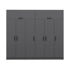 Woody Kledingkast | Planken | 100% Melamine | Antraciet 14 Woody Kledingkast | Planken | 100% Melamine | Antraciet -Collectie Slaapkamermeubels 506MNR2878 20 205 059f