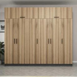 Woody Modegarderobe | Dore | Talrijke Planken 17 Woody Modegarderobe | Dore | Talrijke Planken -Collectie Slaapkamermeubels 506MNR2880 20 202 090c