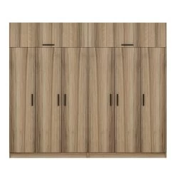 Woody Fashion Melamine Kledingkast, 270x255x52cm, Dore". -Collectie Slaapkamermeubels 506MNR2898 20 205 1150