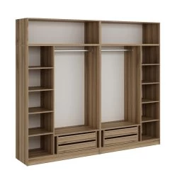 Woody Fashion Melamine Kledingkast, 270x255x52cm, Dore". -Collectie Slaapkamermeubels 506MNR2898 20 207 7c37