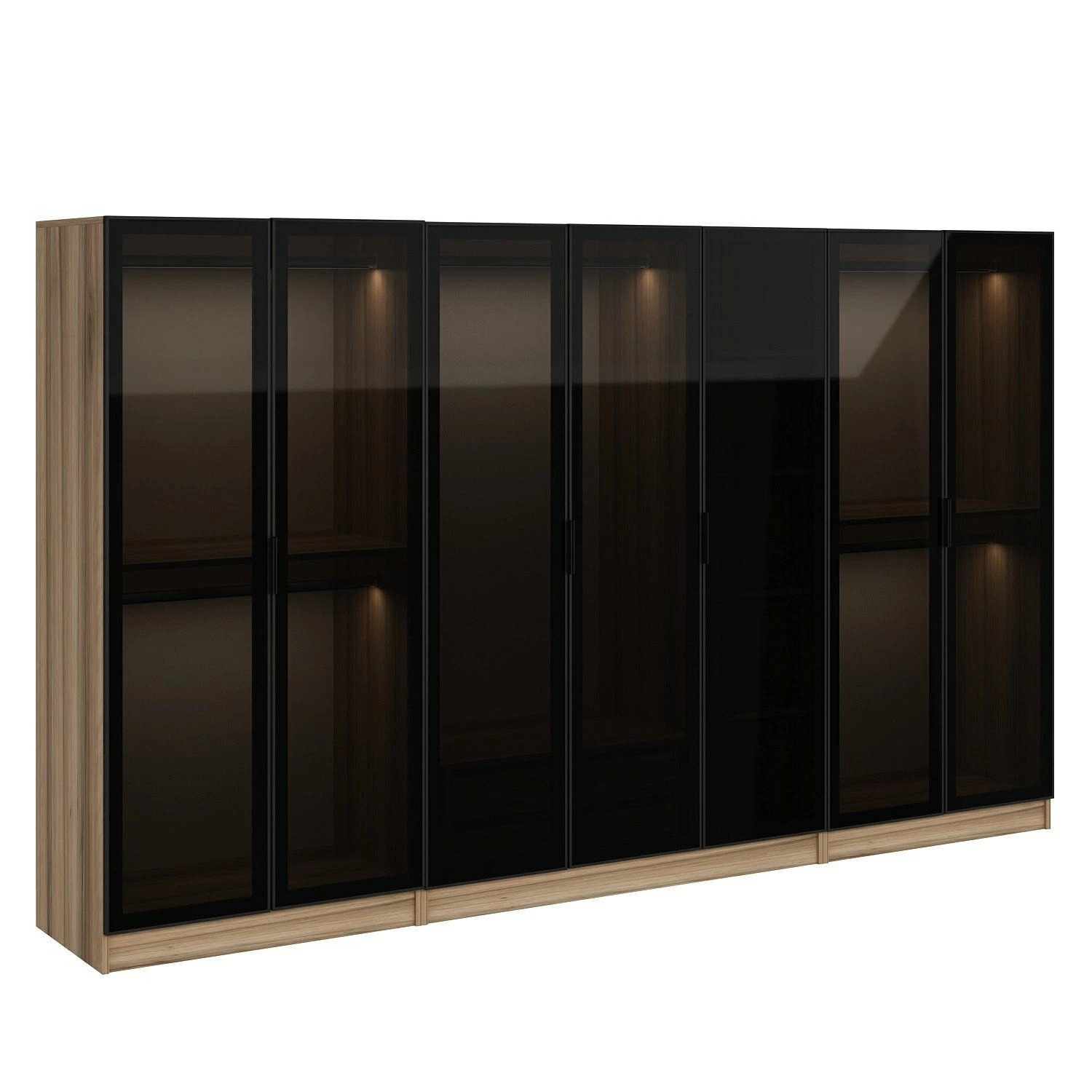 Stijlvolle Woody Fashion Garderobe | 100% Melamine Gecoat | Rookkleur 6 Stijlvolle Woody Fashion Garderobe | 100% Melamine Gecoat | Rookkleur - Afbeelding 4