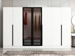 Woody Modemeubelkast | 100% Gemelamineerd | 315x210x52 Cm -Collectie Slaapkamermeubels 506MNR3124 20 202 2203