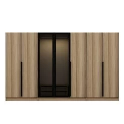 Woody Kledingkast | 100% Melamine | Fume Eik -Collectie Slaapkamermeubels 506MNR3126 20 205 e46b