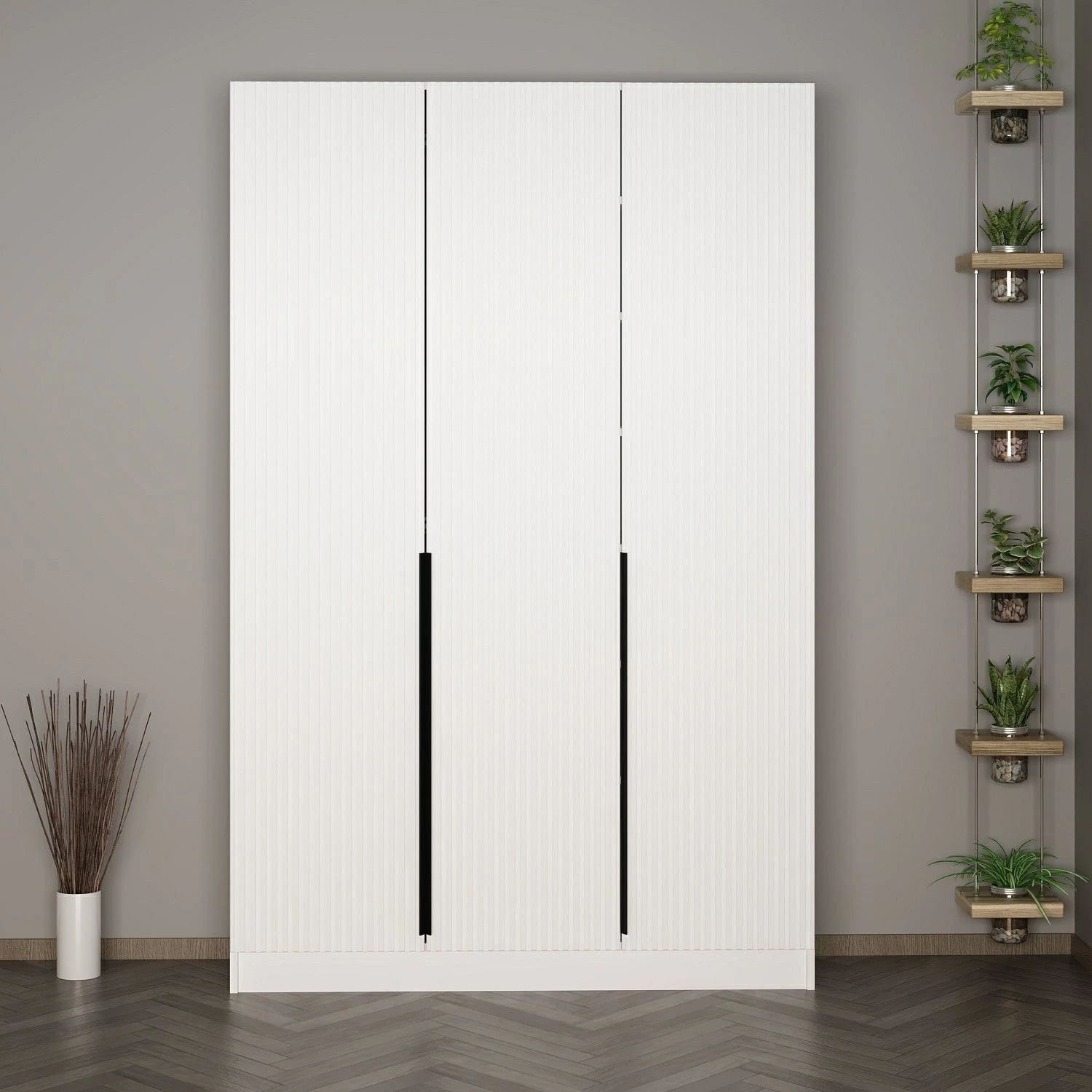 Woody Fashion Zaalstandaard - Wit (135x210x35 Cm) 10 Woody Fashion Zaalstandaard - Wit (135x210x35 Cm) - Afbeelding 8