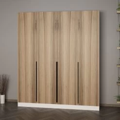 Stijlvolle Halstandaard Van Notenhout | Woody Fashion | 180x210x35cm -Collectie Slaapkamermeubels 506MNR3252 20 203 538f