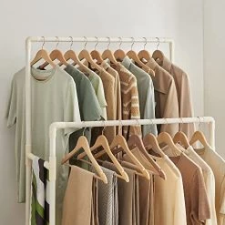 Songmics Kledingrek | 88x44x154cm | Ijzer/stof/kunststof -Collectie Slaapkamermeubels 51hVgbLnPbL. SL500 9e09