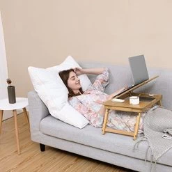 Songmics Opvouwbaar Bamboe Bureau, 55x35x29cm, 10cm Beenverlenging 11 Songmics Opvouwbaar Bamboe Bureau, 55x35x29cm, 10cm Beenverlenging -Collectie Slaapkamermeubels 51zfOU FnML. SL500 1781