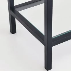 Locelso Boekenplank | 100% Gehard Glas | 80x165x30cm | Zwart -Collectie Slaapkamermeubels 552NOS1303 20 207 5f6a