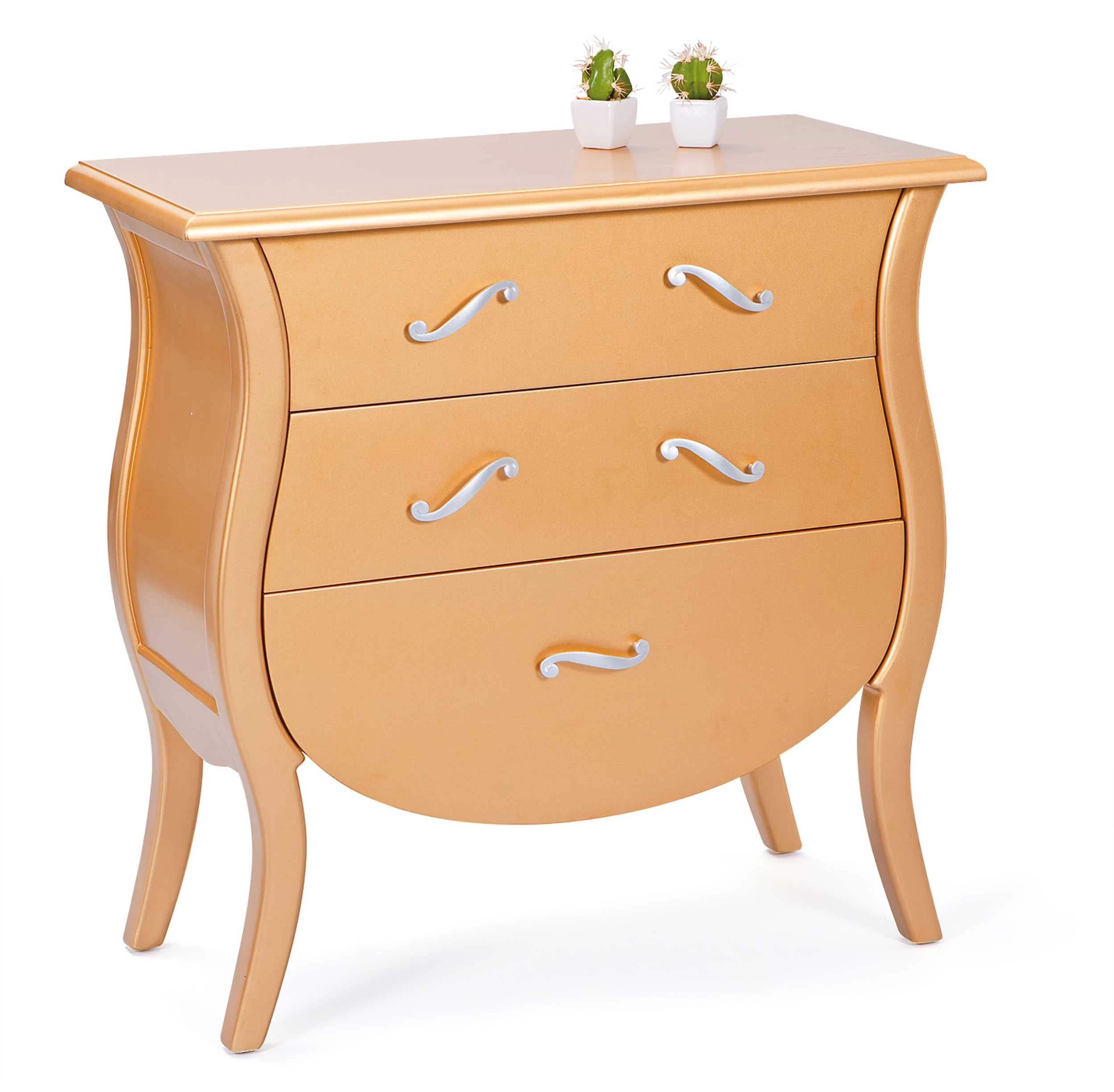 Commode Barokko - Goud 3 Commode Barokko - Goud