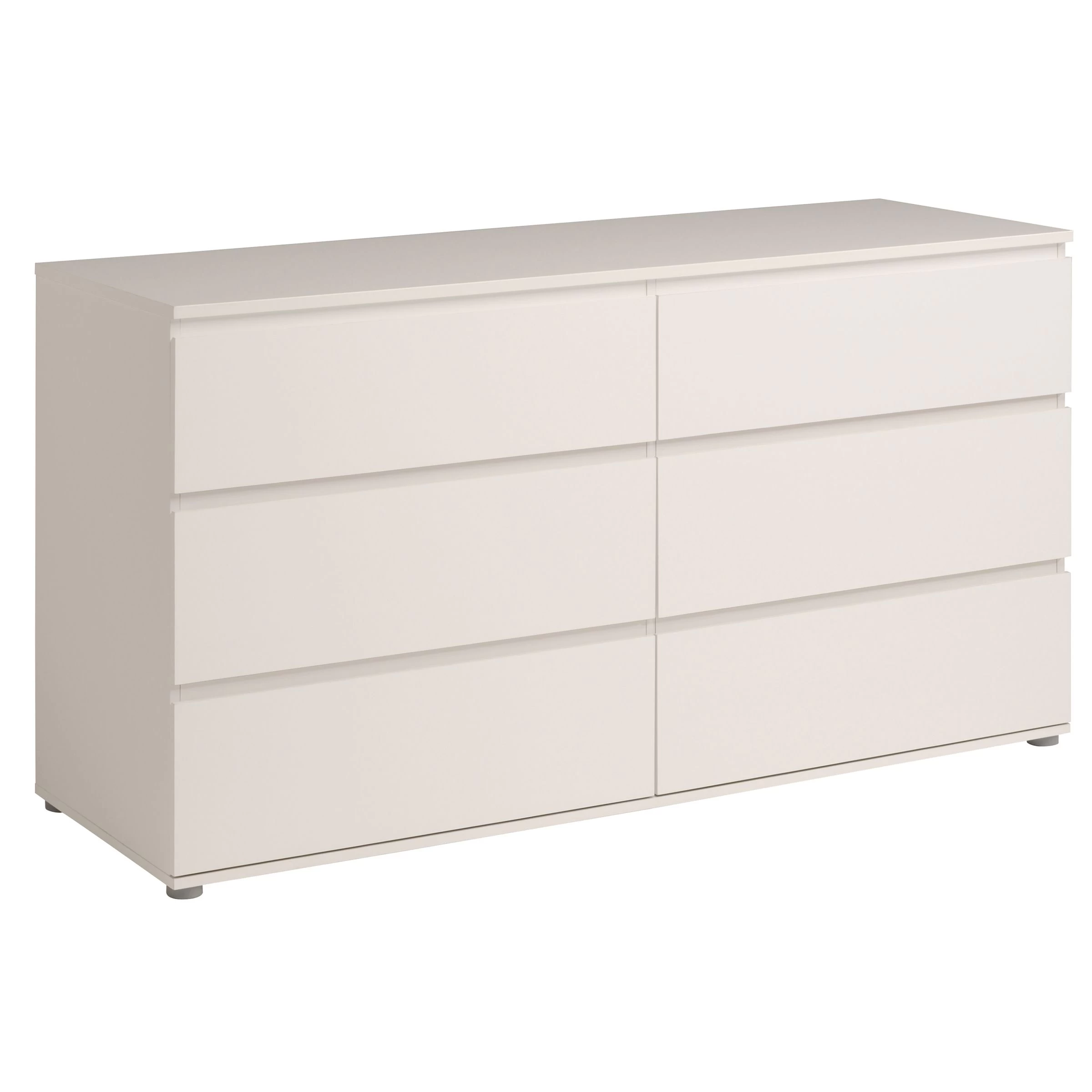 Commode Nux 6 Laden - Wit 3 Commode Nux 6 Laden - Wit