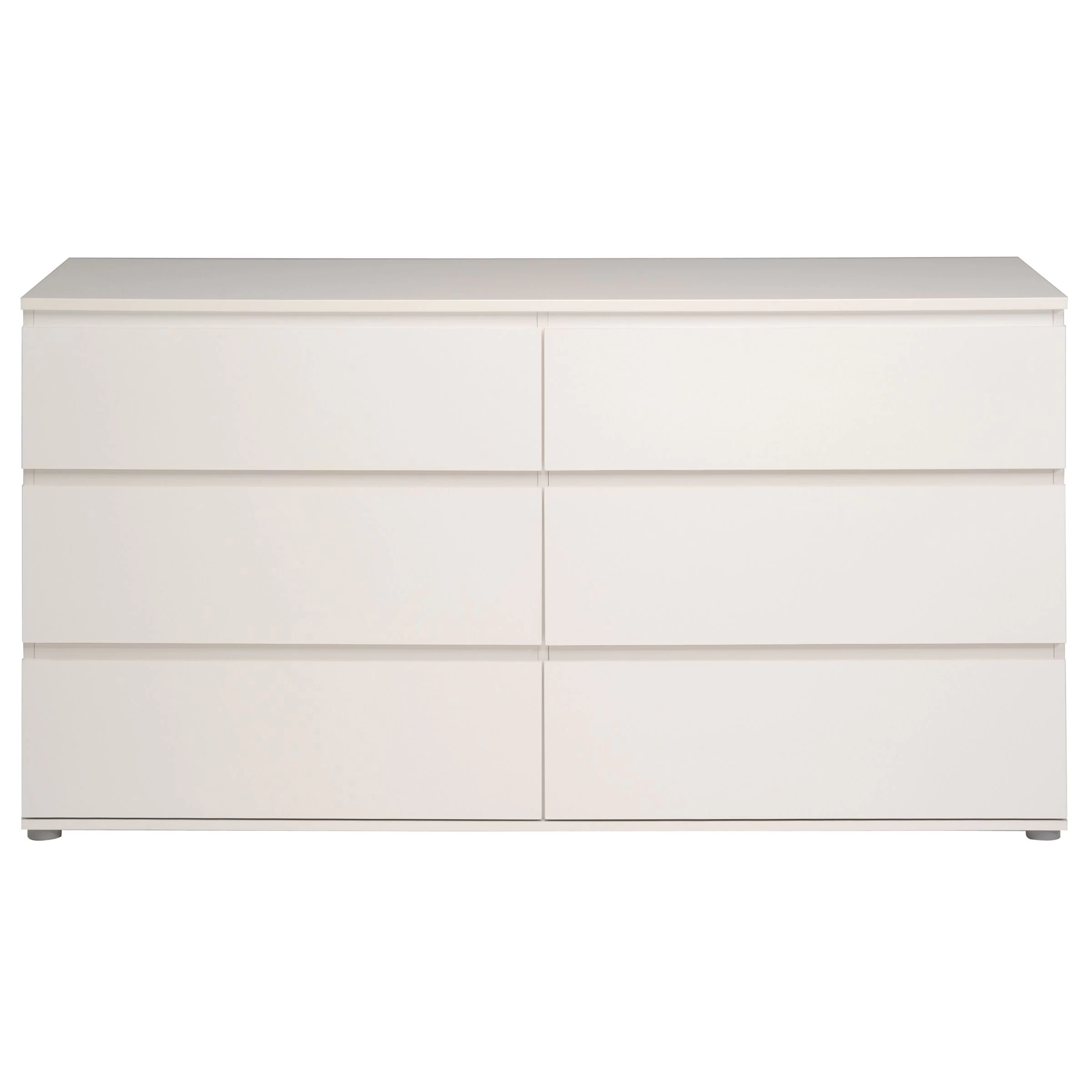 Commode Nux 6 Laden - Wit 4 Commode Nux 6 Laden - Wit - Afbeelding 2