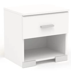 Nachtkastje Galaxy 1 Lade - Wit