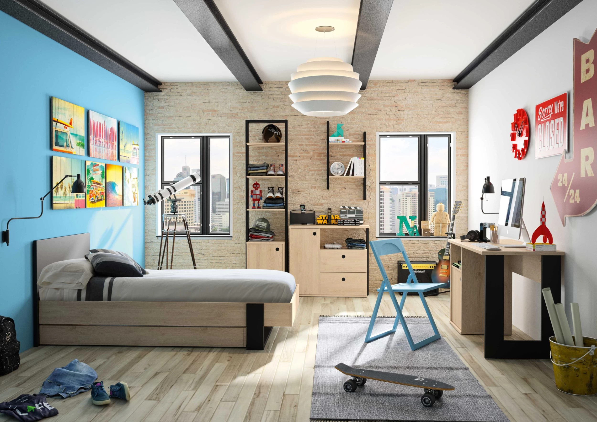 Tweepersoonsbed Dean 140x200 4 Tweepersoonsbed Dean 140x200 - Afbeelding 2