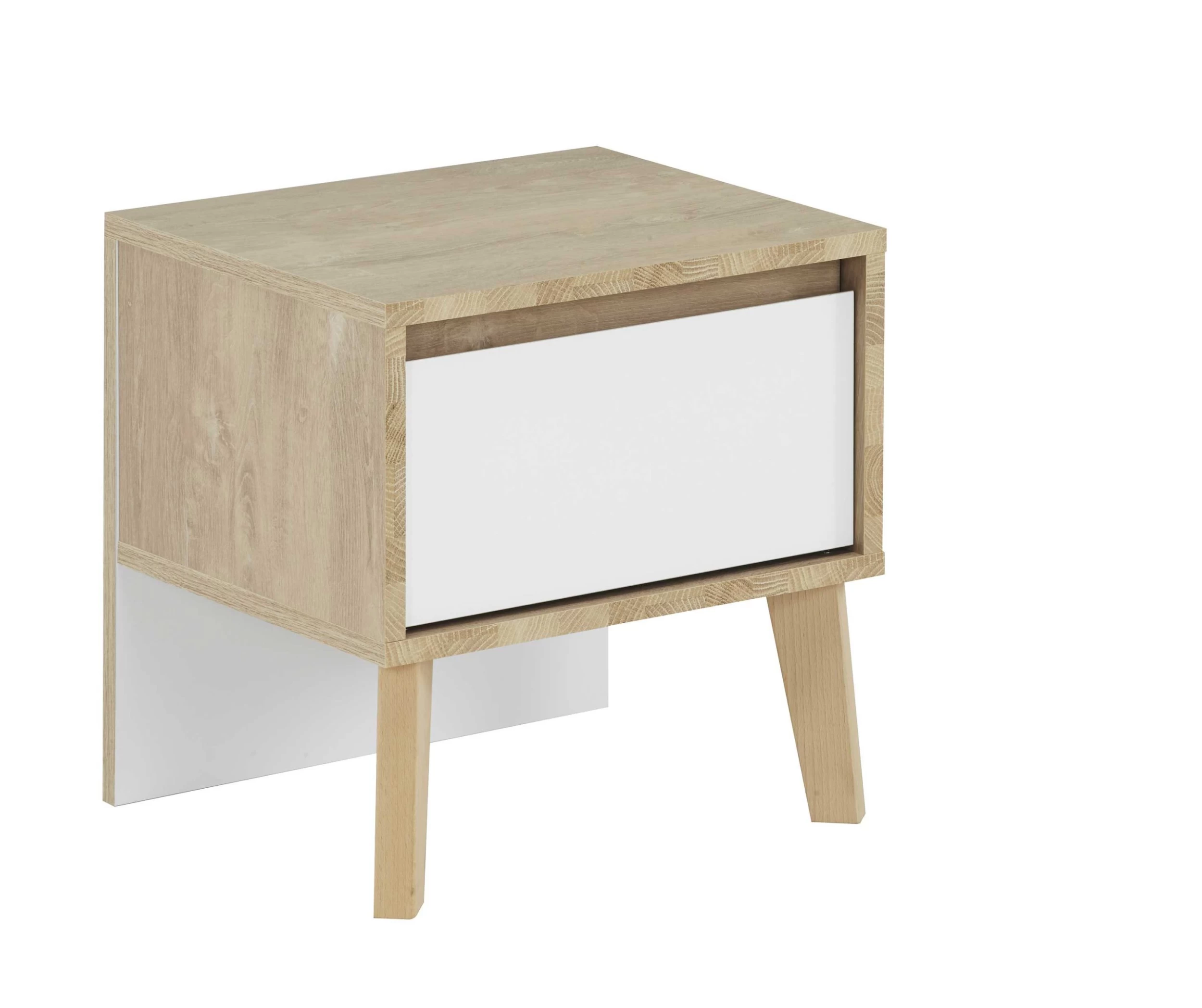 Nachtkastje Lina 1 Lade - Wit 3 Nachtkastje Lina 1 Lade - Wit