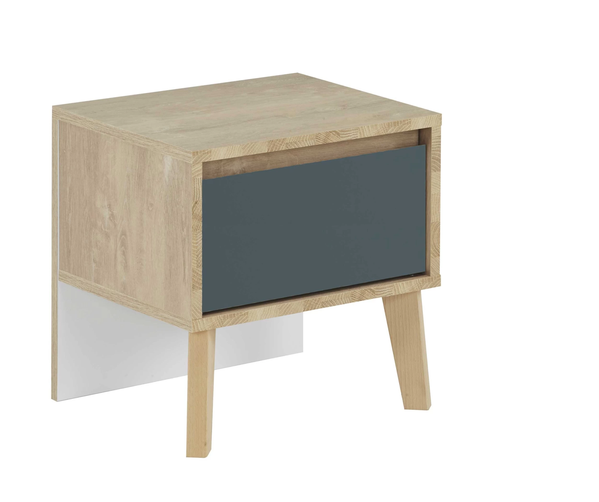 Nachtkastje Lina 1 Lade - Blauw 3 Nachtkastje Lina 1 Lade - Blauw