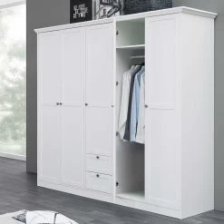 Kledingkast Landwood 187cm Met 5 Deuren - Wit -Collectie Slaapkamermeubels 5c497c5548657 fn2269 image 2 1548319829 Landwood Schlafen Ambiente2 a d340
