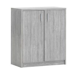 Commode Spacio 84cm 2 Deuren - Grijze Eik