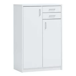 Commode Spacio 110cm 2 Deuren/2 Laden - Wit