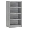 Boekenkast Spacio 55cm Met 3 Legplanken - Grijze Eik -Collectie Slaapkamermeubels 6115 5 5543