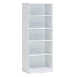 Boekenkast Spacio 55cm Met 4 Legplanken - Wit