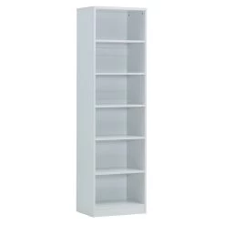 Boekenkast Spacio 55cm Met 5 Legplanken - Wit