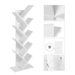 Boekenrek Daisy - Wit -Collectie Slaapkamermeubels 61kyAgNHYRL. SL1500 ff9d