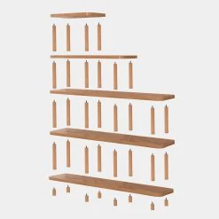 Dora Boekenplank - 100% Gemelamineerd | 120cm Breedte | Atlantic Pine -Collectie Slaapkamermeubels 688DRA1201 20 205 bec3