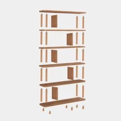 Dora Boekenplank | 100% Melamine Gecoat | 25mm Dikte | Atlantic Pine -Collectie Slaapkamermeubels 688DRA1203 20 203 16f3