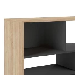 Boekenkast Bangkok - Eik/zwart -Collectie Slaapkamermeubels 7030X0776X00 S oul Bookcase Black and Natural Oak 7 d2f1