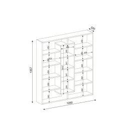 Houten Kunstboekenplank | 125 Cm X 135 | 18 Mm Dikte | Melamine Gecoat | Wit 7 Houten Kunstboekenplank | 125 Cm X 135 | 18 Mm Dikte | Melamine Gecoat | Wit -Collectie Slaapkamermeubels 731WAT3601 20 204 a760