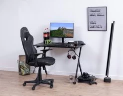 Gaming Bureau Bowser 100cm - Zwart -Collectie Slaapkamermeubels 743A97C8 C863 49EC 8052 34964E0CDF66 1011