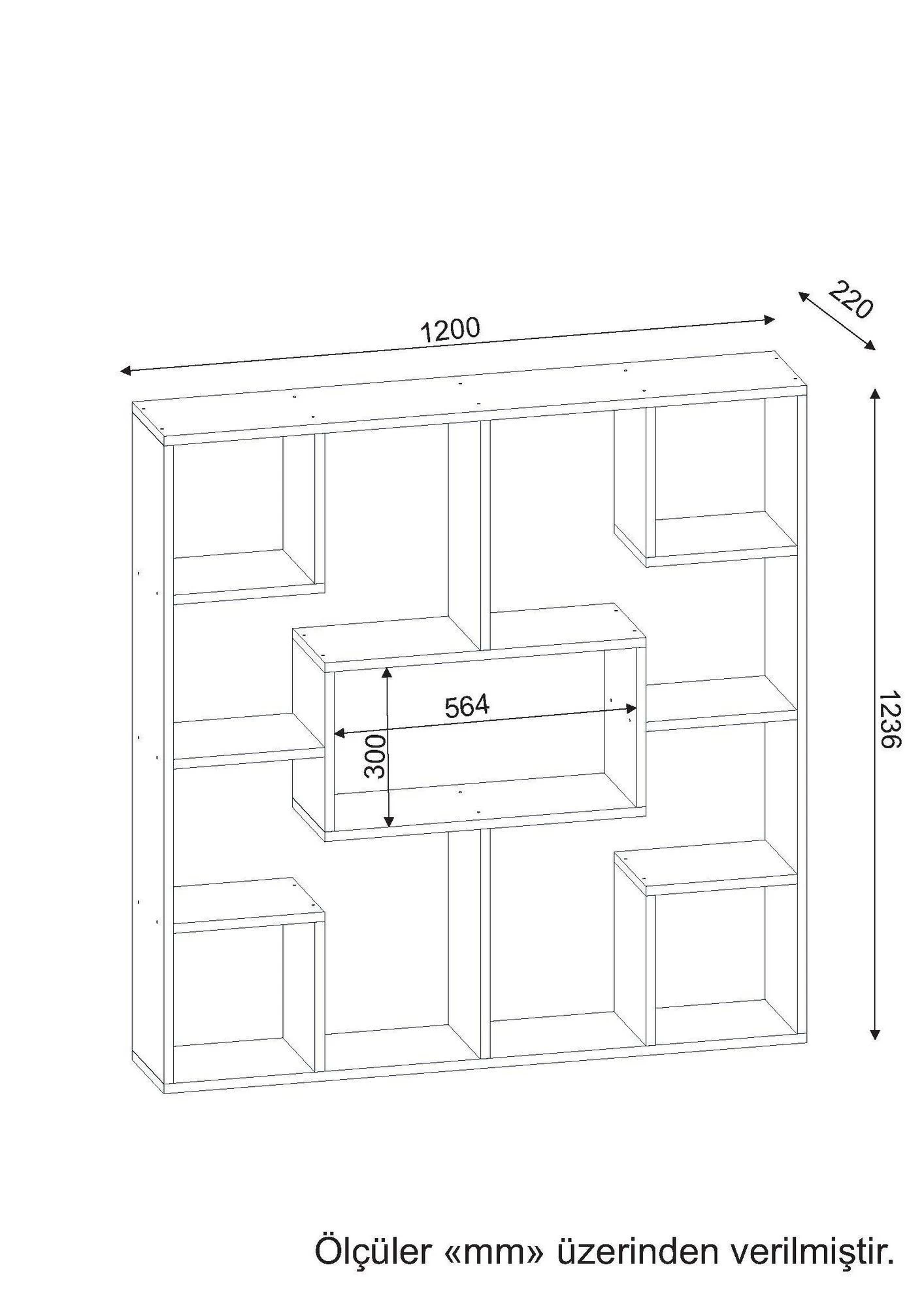 Furny Home Boekenplank 120x123 Cm | 18mm Dik | Wit 5 Furny Home Boekenplank 120x123 Cm | 18mm Dik | Wit - Afbeelding 3