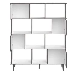 Boekenkast Fame - Wit/beton -Collectie Slaapkamermeubels 7770X8598B2A Iconic Bookcase white and concrete 5 0f2e