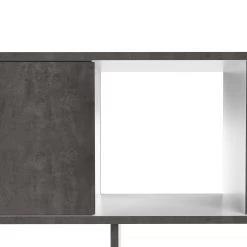 Boekenkast Fame - Wit/beton -Collectie Slaapkamermeubels 7770X8598B2A Iconic Bookcase white and concrete 8 0be8