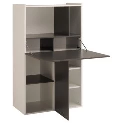 Kast Flip 80cm 2 Deuren - Grijs/wit -Collectie Slaapkamermeubels 803269 CO c7de