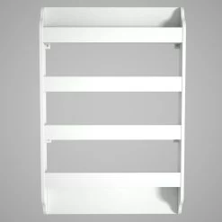 Tera Home Boekenplank | 100% Gemelamineerd | Metalen Frame | Wit -Collectie Slaapkamermeubels 804TRH3613 20 204 8281