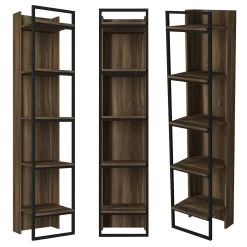 Boekenplank Tera Home | 39 X 36,6 X 180 | Black Walnut-design -Collectie Slaapkamermeubels 804TRH3616 20 204 56a1