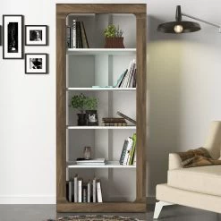 Boekenplank Talon | 75 X 31,1 X 180 Cm | Walnut White 10 Boekenplank Talon | 75 X 31,1 X 180 Cm | Walnut White -Collectie Slaapkamermeubels 804TRH3620 20 202 d944